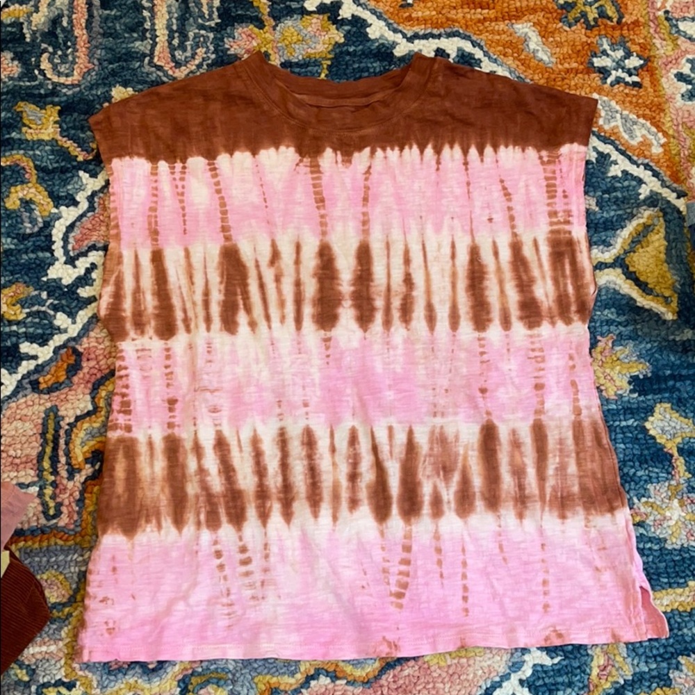 universal thread tie dye muscle t shirt